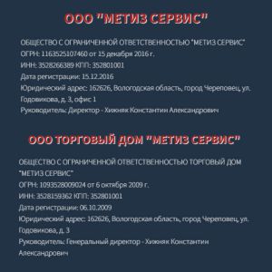 Реквизиты